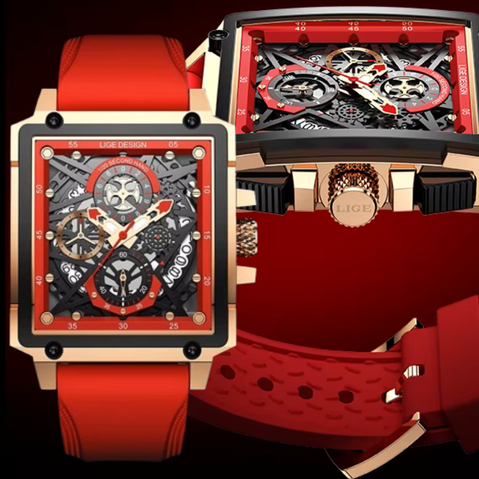 RELOJ DE LUJO - LIGE RED PHANTOM🔥