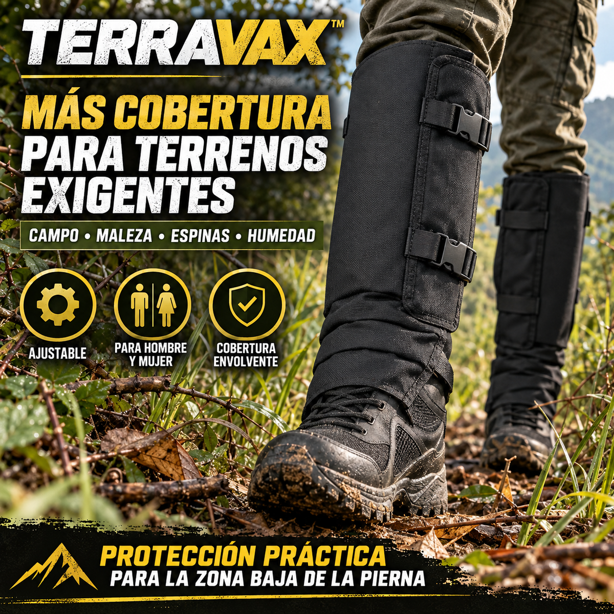 TERRAVAX™ - PROTECCIÓN PARA CAMPO, MALEZA Y TERRENOS EXIGENTES🐍