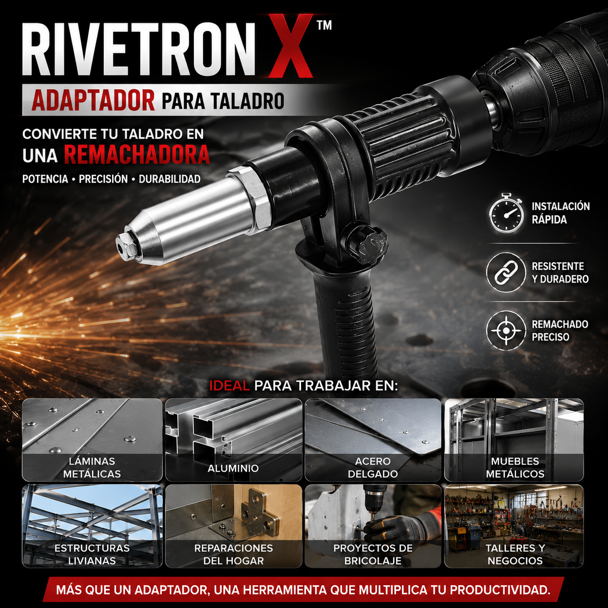 RIVETRON X™ - LA EVOLUCIÓN DEL REMACHADO PROFESIONAL