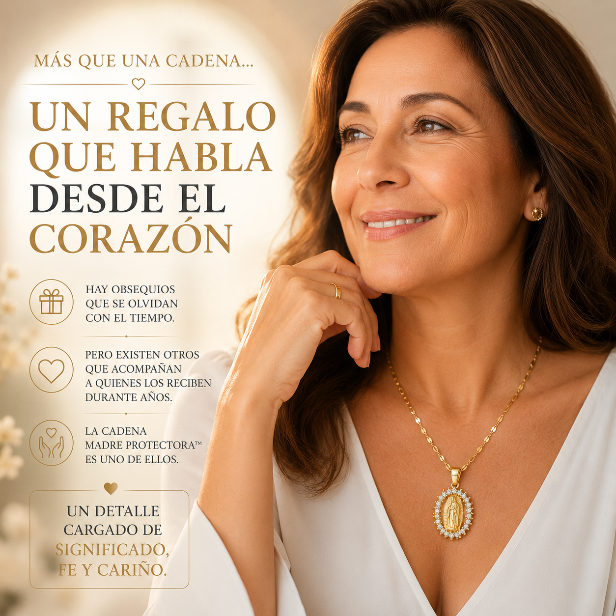 CADENA MADRE PROTECTORA -  LLEVA CERCA AQUELLO QUE FORTALECE TU ESPÍRITU🙏