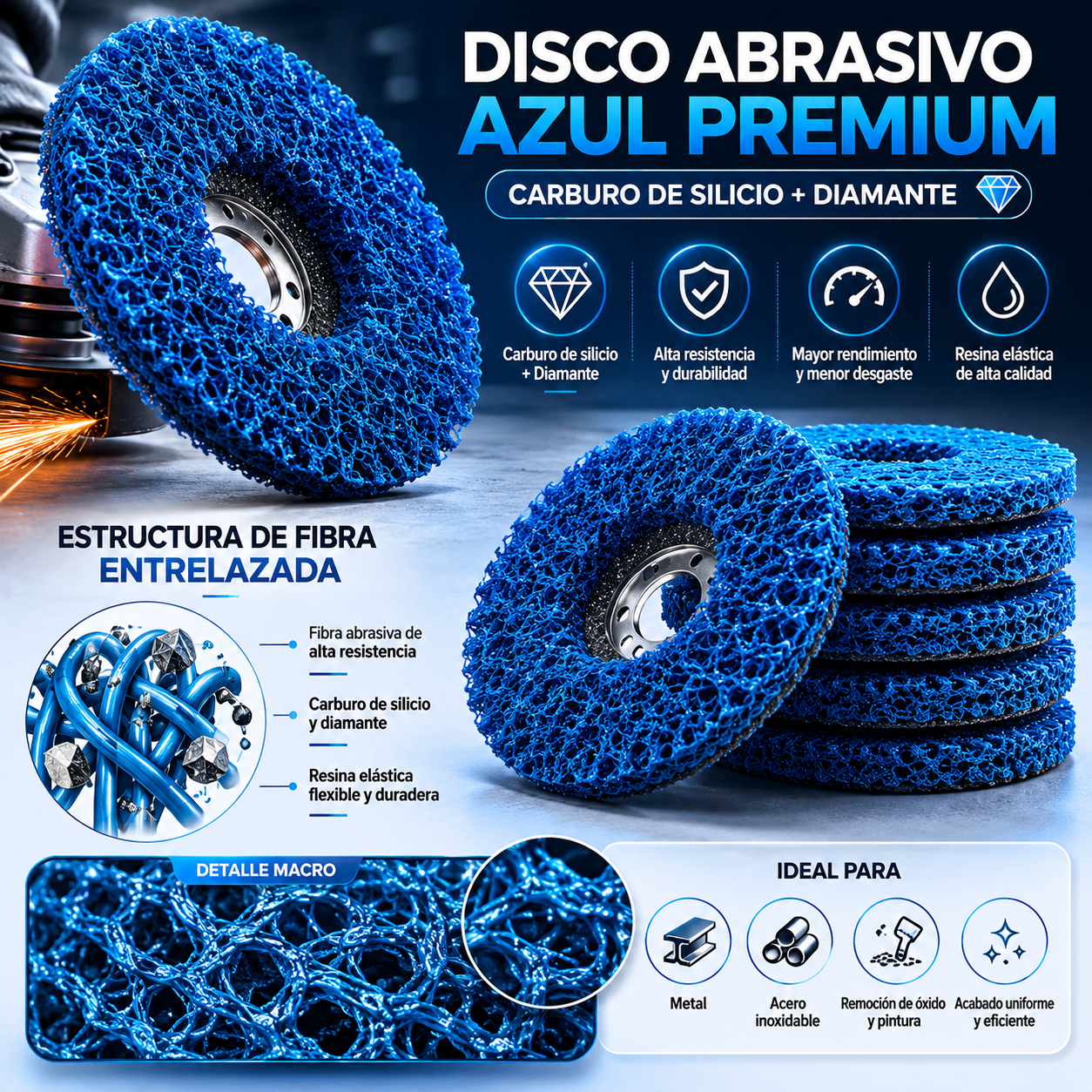 PACK 3 DISCOS REMOVEDORES EXTREMOS - RESTAURA SIN DAÑAR🔥