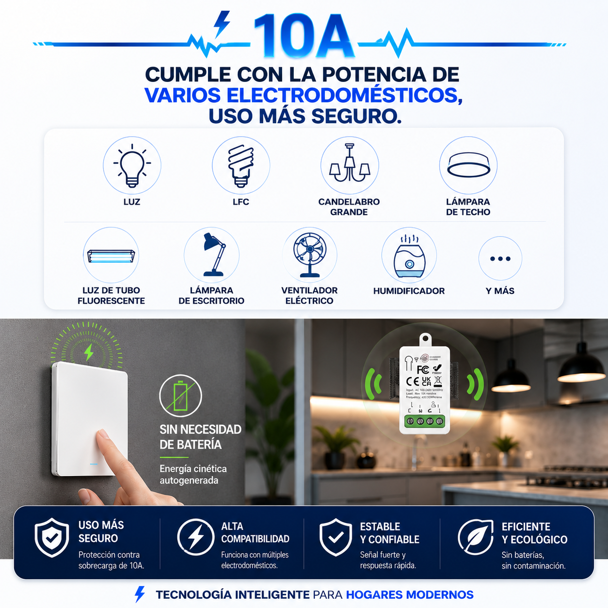 ⚡SMARTSWITCH PRO™  -  CONTROL INTELIGENTE SIN CABLES NI BATERIAS⚡